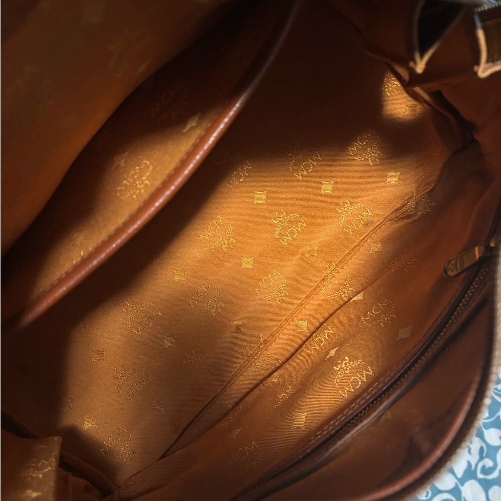 MCM Cognac Boston bag Visetos Satchel - Picture 4 of 14